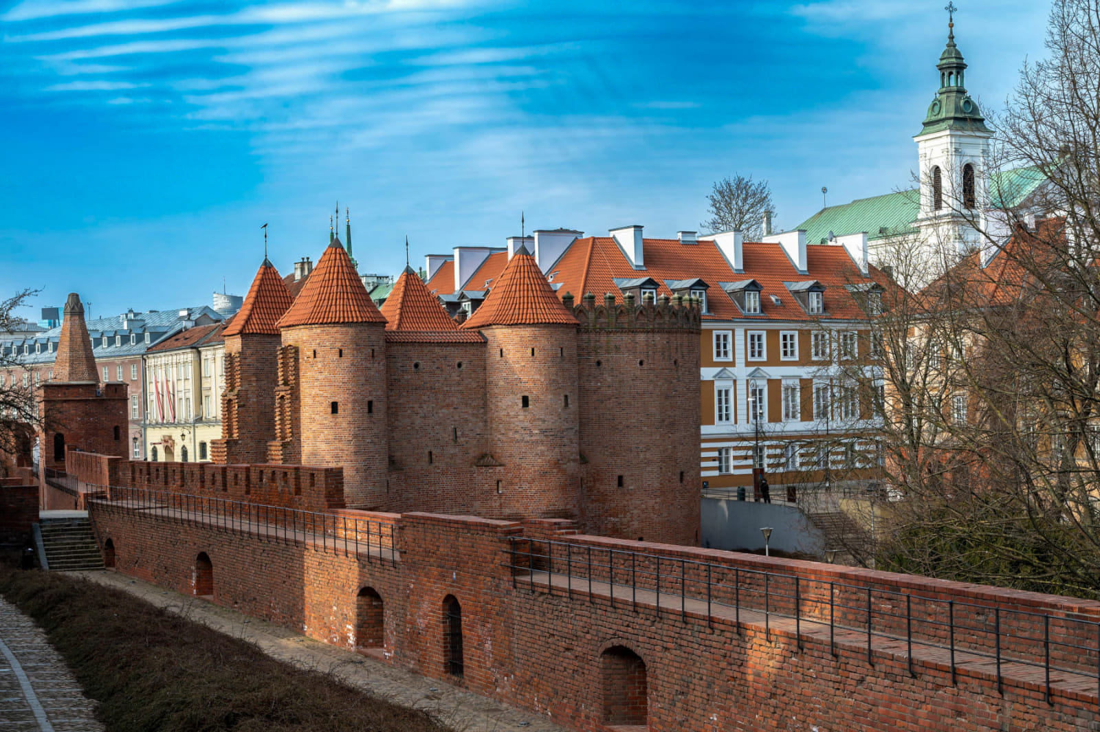 Photoshoot at the Barbican and city walls in Warsaw