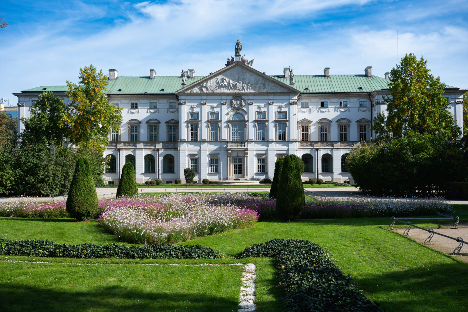 Photoshoot in the Krasiński Palace garden, Warsaw